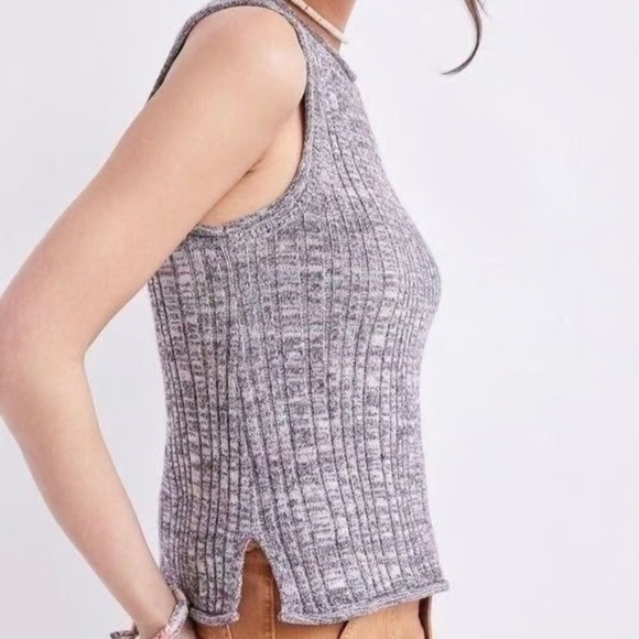 Anthropologie (Pilcro) Knit High Neck Sleeveless Top - Picture 7 of 9